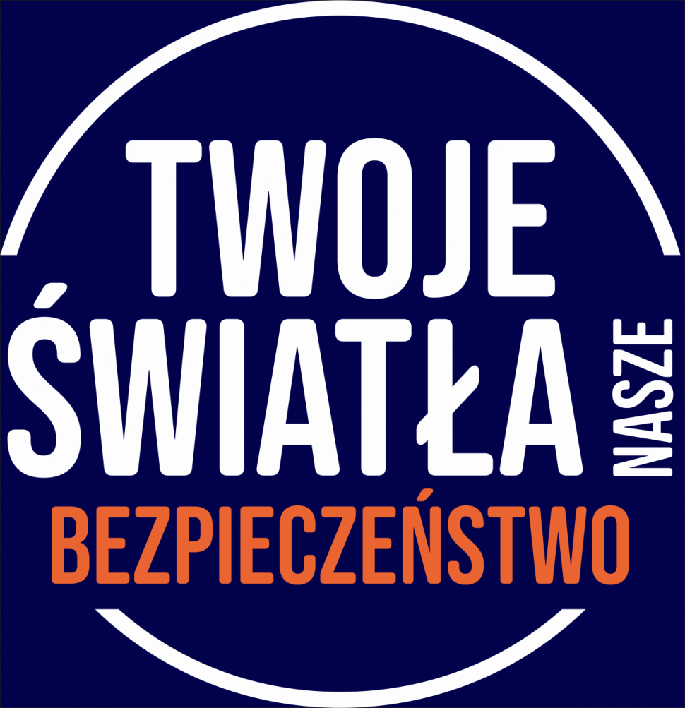 Logo akcji "Twoje światła-Nasze bezpieczeństwo"