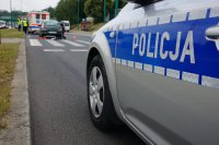 Działania profilaktyczne tyskich policjantów odbywające się pod hasłem &quot;Wyprzedzając na pasach możesz kogoś zabić!&quot;