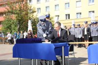 Nadanie sztandaru Komendzie Miejskiej Policji w Tychach