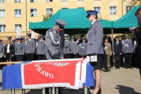 Nadanie sztandaru Komendzie Miejskiej Policji w Tychach