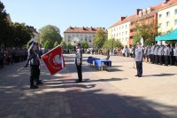 Nadanie sztandaru Komendzie Miejskiej Policji w Tychach