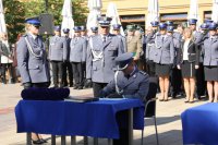 Nadanie sztandaru Komendzie Miejskiej Policji w Tychach