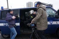 Tyscy policjanci wzięli udział w zdjęciach do filmu &quot;Cofnąć czas na Karskiego&quot;