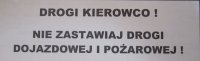 Trwa kampania dotycząca blokowania dróg pożarowych