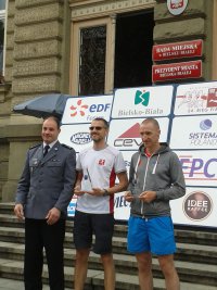 Tyski policjant dobiegł na podium