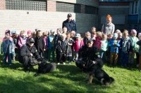 Niezapomniane spotkanie przedszkolaków z policjantami