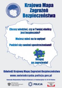 Krajowa Mapa Zagrożeń Bezpieczeństwa – sposób na łatwy kontakt z Policją