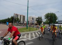 Policjanci czuwali nad bezpieczeństwem rowerzystów