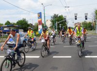 Policjanci czuwali nad bezpieczeństwem rowerzystów