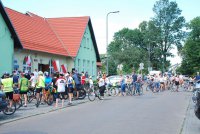 Policjanci czuwali nad bezpieczeństwem rowerzystów