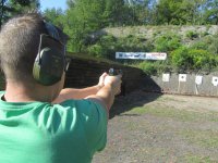 Trening strzelecki tyskich policjantów