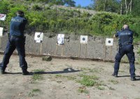 Trening strzelecki tyskich policjantów