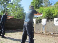 Trening strzelecki tyskich policjantów