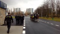 Tyscy policjanci ćwiczyli na Stadionie Śląskim