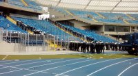 Tyscy policjanci ćwiczyli na Stadionie Śląskim