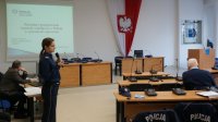 Policjanci przedstawili procedury i metody współpracy w sytuacji zagrożenia