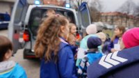 Trzecioklasiści z wizytą u mundurowych