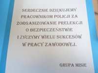 Policjanci na spotkaniu z „Misiami”