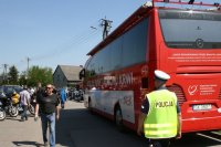 Policjanci na paradzie motocyklistów w Tychach