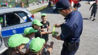 Policjanci na „Olimpiadzie przedszkolaka”