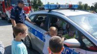 Policjanci na „Olimpiadzie przedszkolaka”