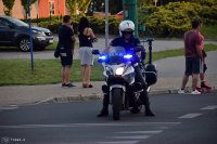 Tyscy policjanci zabezpieczali Nightskating