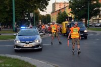 Tyscy policjanci zabezpieczali Nightskating