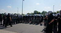 Tyscy policjanci ćwiczyli na Stadionie Miejskim