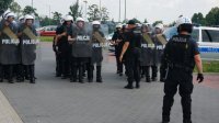 Tyscy policjanci ćwiczyli na Stadionie Miejskim