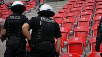 Tyscy policjanci ćwiczyli na Stadionie Miejskim