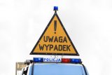 Wypadek z udziałem motocyklisty