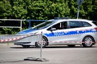 Policjanci zabezpieczali wyścig kolarski