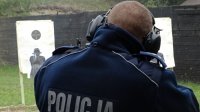 Trening strzelecki tyskich policjantów