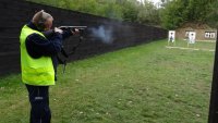 Trening strzelecki tyskich policjantów