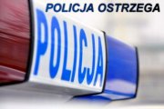 Obrazek przedstawia napis &quot;Policja ostrzega&quot;