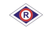 Litera &quot;R&quot; logo wydziału ruchu drogowego