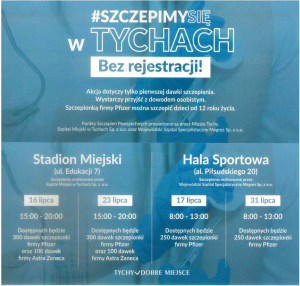 szczepimy się w Tychach informacja