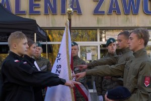 Ślubowanie klas pierwszych uczniów klas mundurowych.