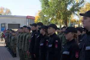 Ślubowanie klas pierwszych uczniów klas mundurowych.