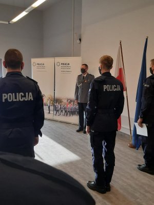 Ślubowanie nowoprzyjętych policjantów