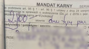 Mandat karny.