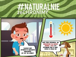 Plakat akcji #Naturalnie, że chronimy.