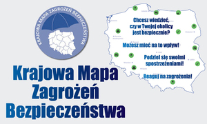 Krajowa Mapa Zagrożeń Bezpieczeństwa - mapa