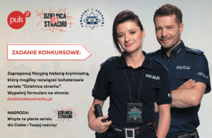 Plakat informujący o konkursie