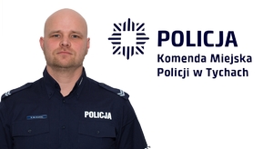 Na zdjęciu umundurowany policjant