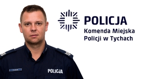 Na zdjęciu umundurowany policjant