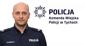 Na zdjęciu umundurowany policjant.