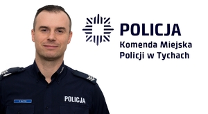 Na zdjęciu umundurowany policjant