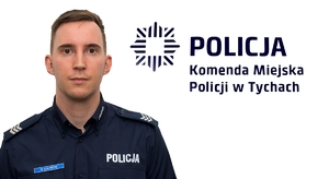 Na zdjęciu umundurowany policjant