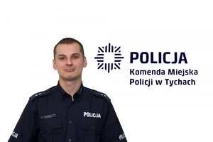 Na zdjęciu umundurowany policjant